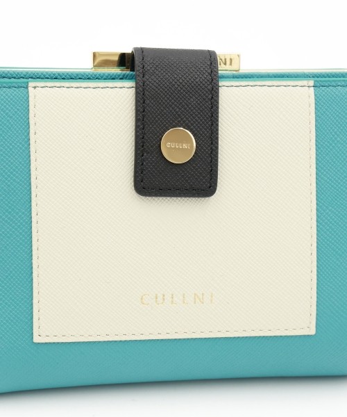 Leather Combination wallet With A Clasp