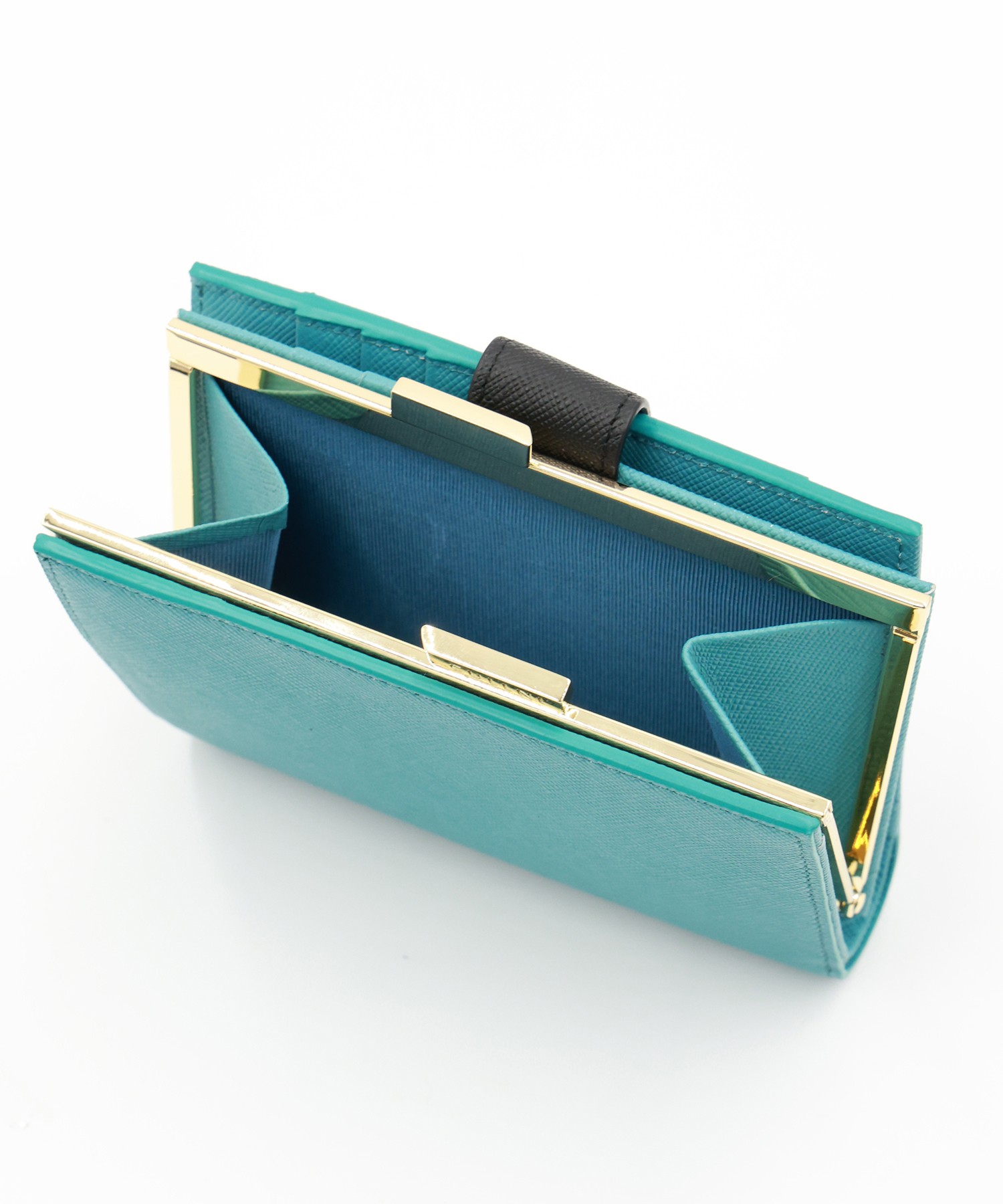 Leather Combination wallet With A Clasp