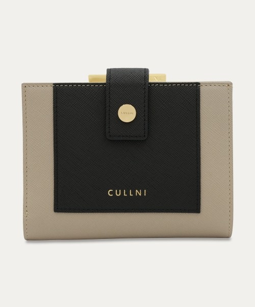 Leather Combination wallet With A Clasp