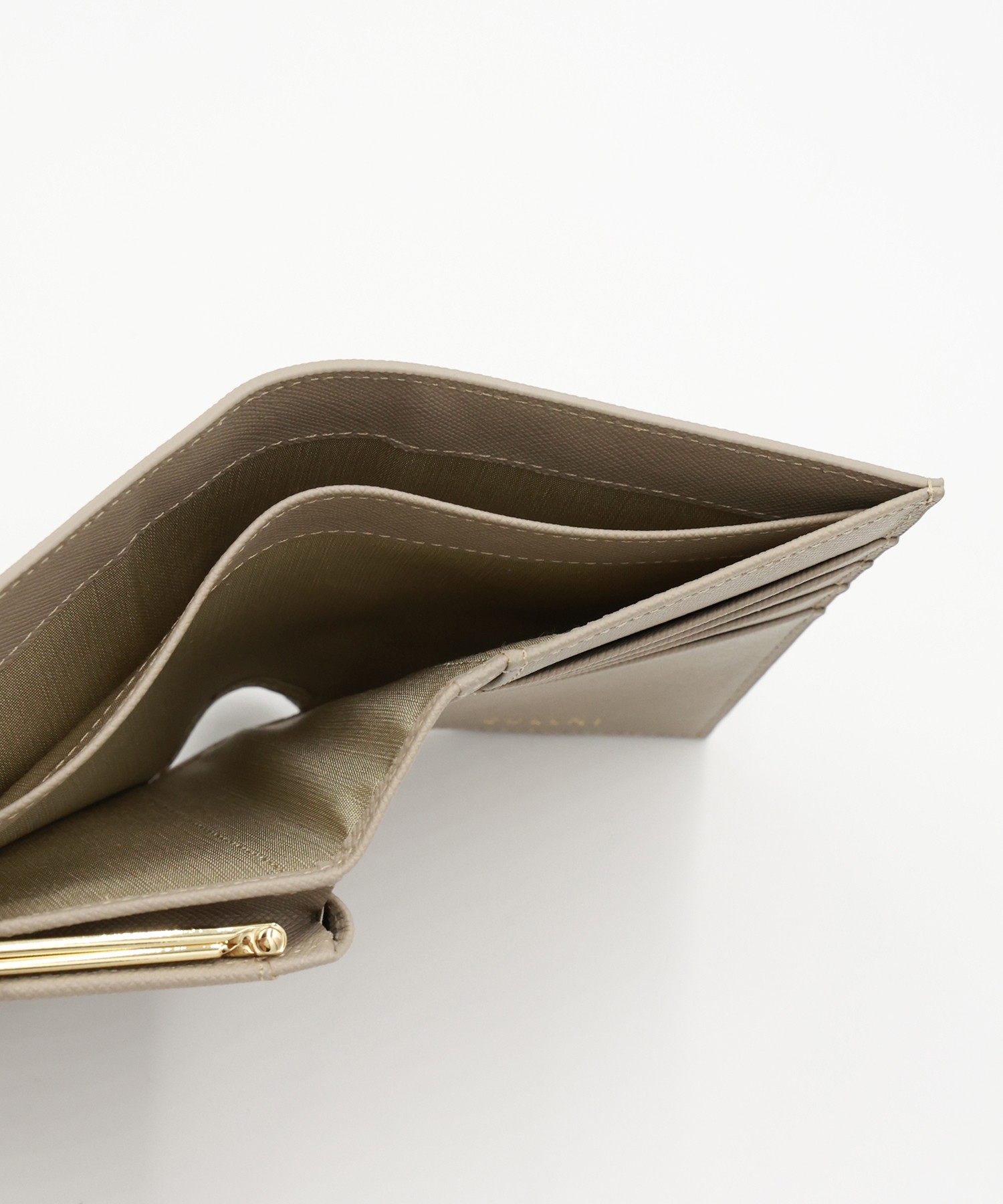 Leather Combination wallet With A Clasp