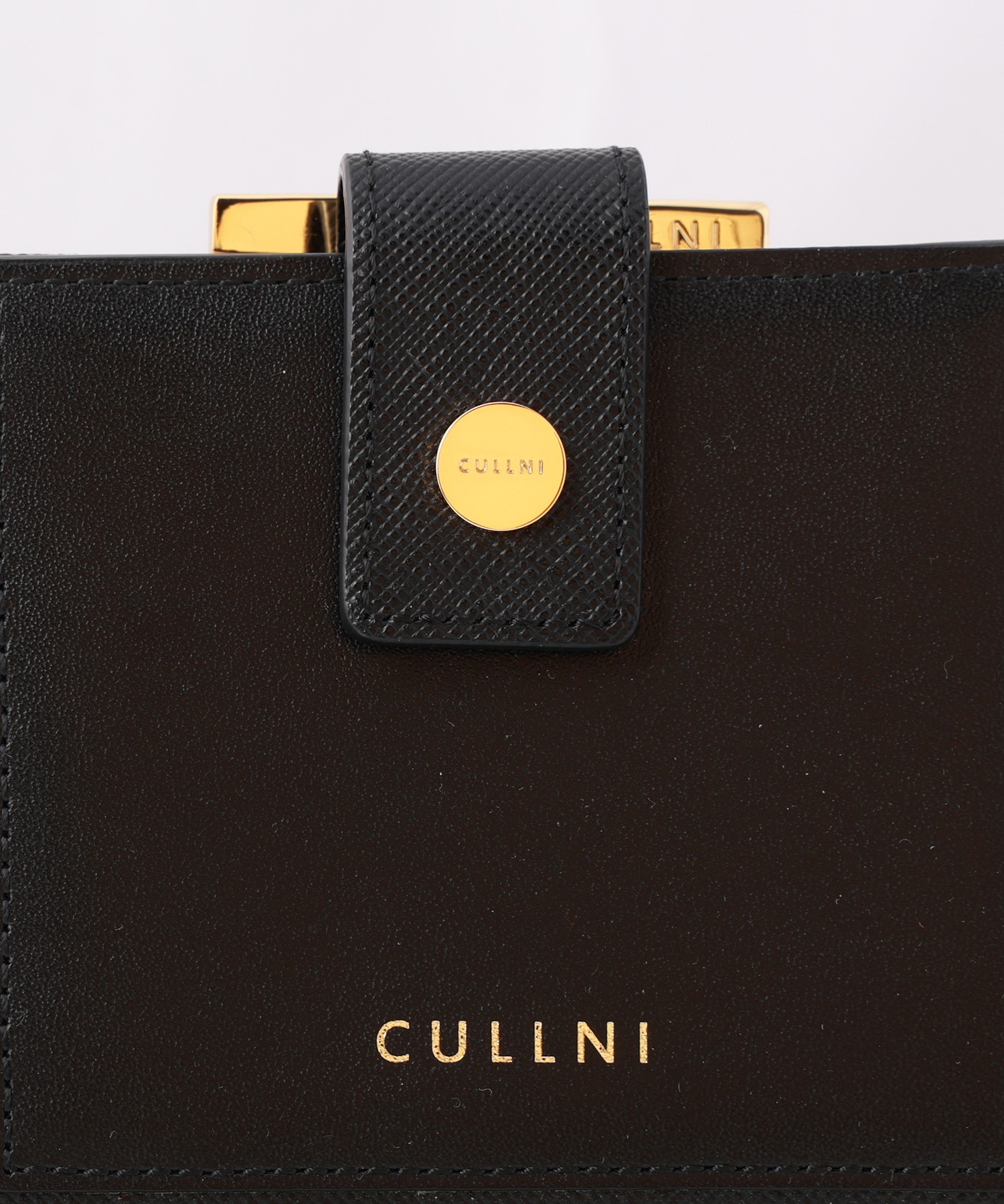 Leather Combination wallet With A Clasp