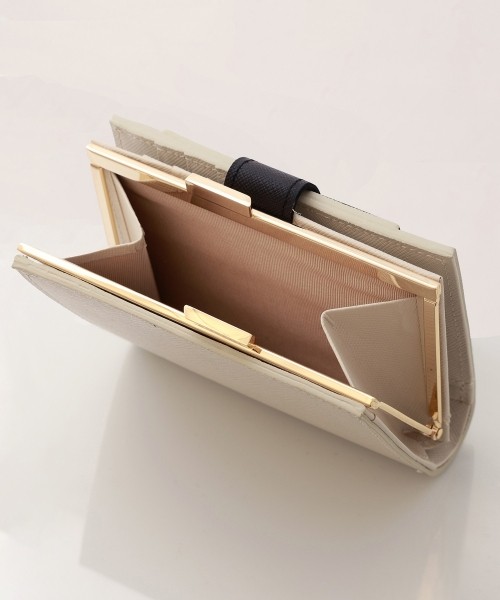 Leather Combination wallet With A Clasp