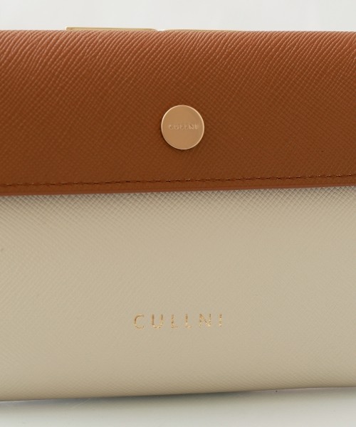 Leather Flap Mini wallet  With A Clasp