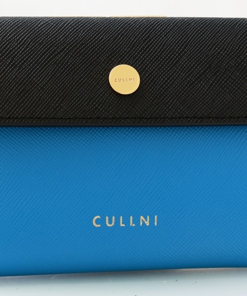 Leather Flap Mini wallet  With A Clasp