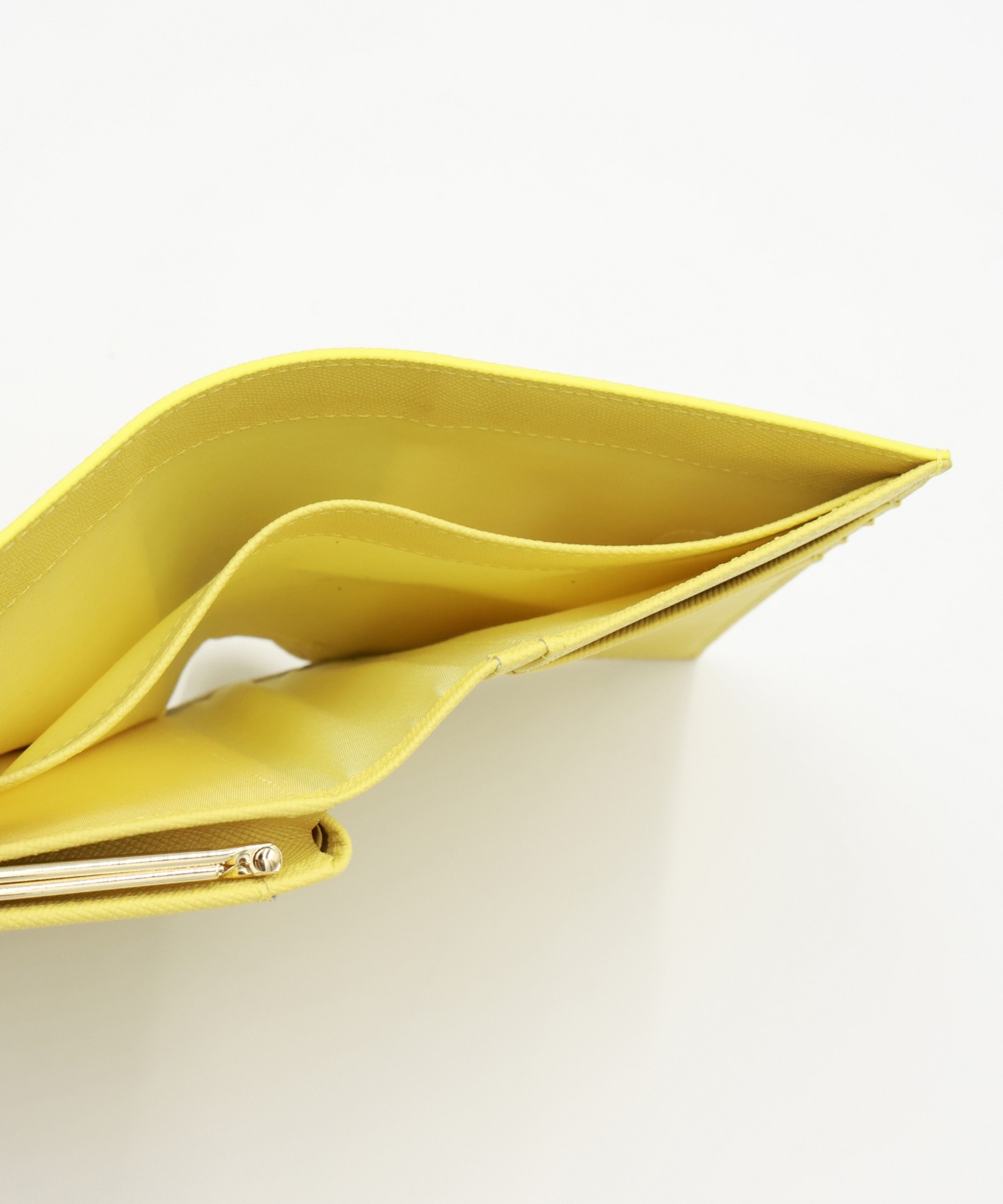 Leather Flap Mini wallet  With A Clasp