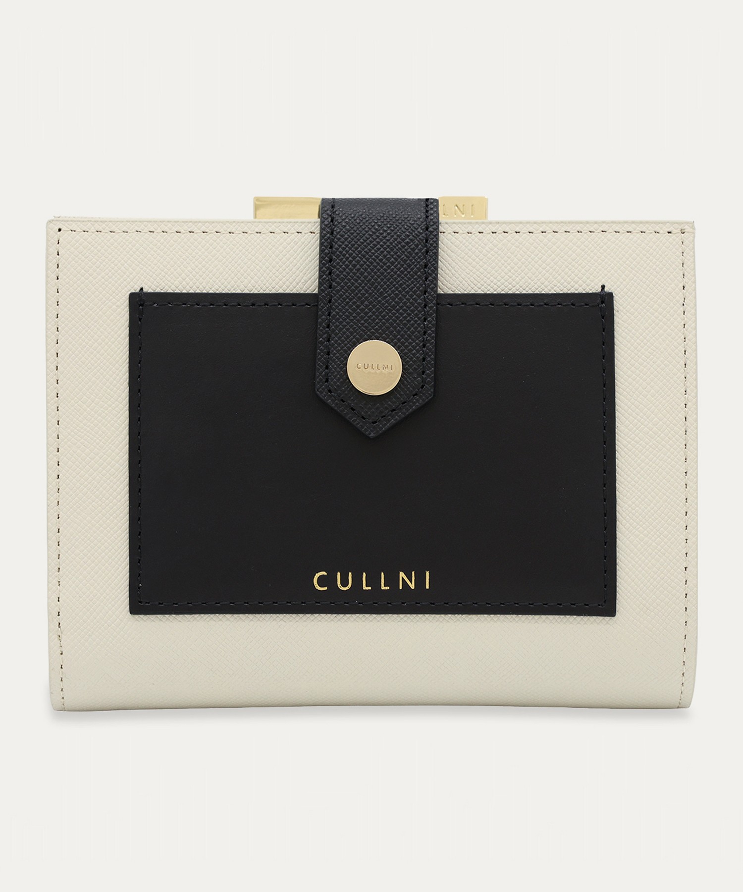 Leather Combination Pocket Clasp Wallet