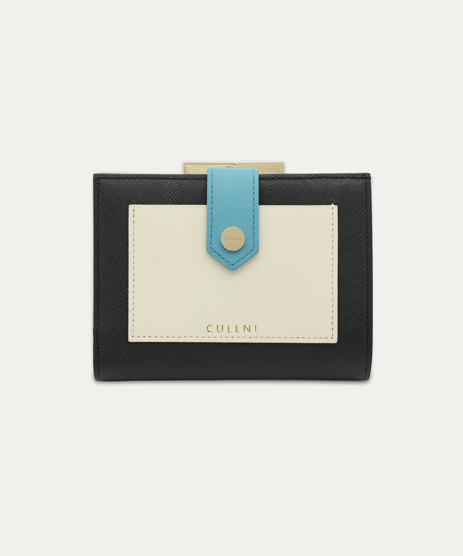 Leather Combination Pocket Clasp Wallet