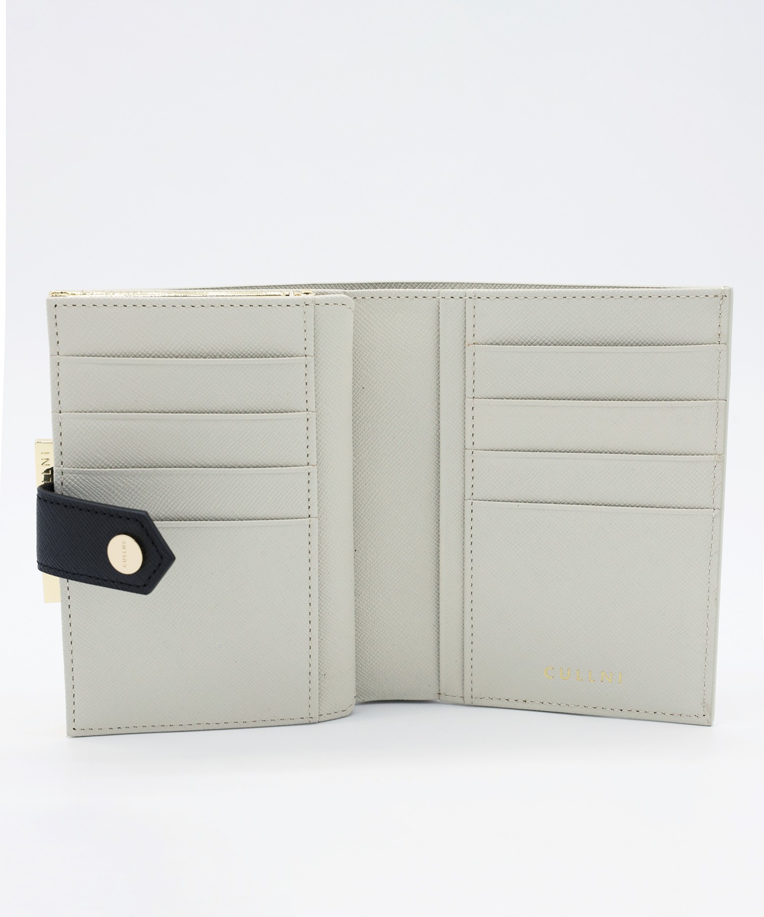 Leather Combination Pocket Clasp Wallet
