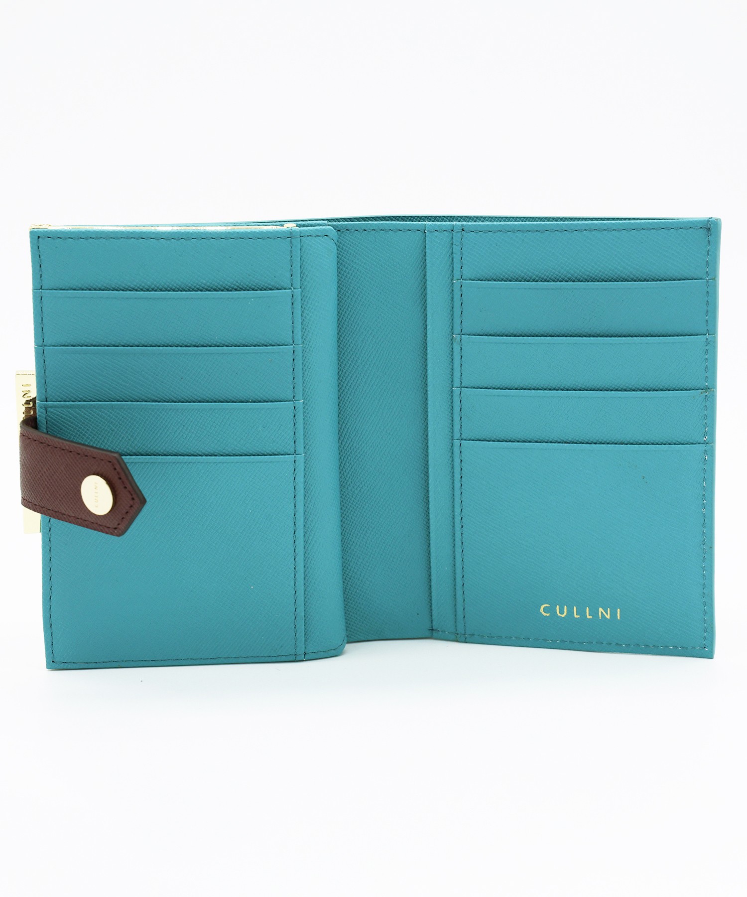 Leather Combination Pocket Clasp Wallet