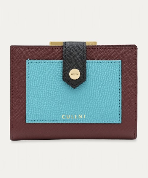 Leather Combination Pocket Clasp Wallet