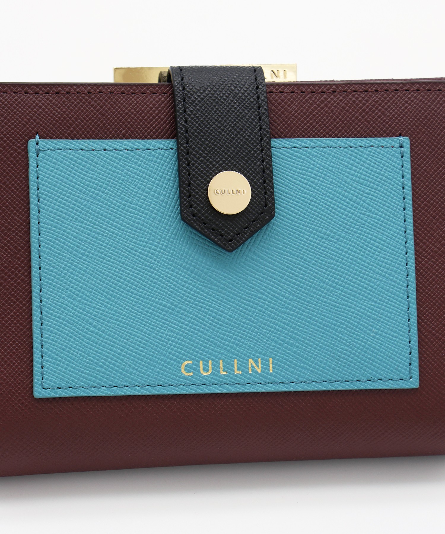 Leather Combination Pocket Clasp Wallet