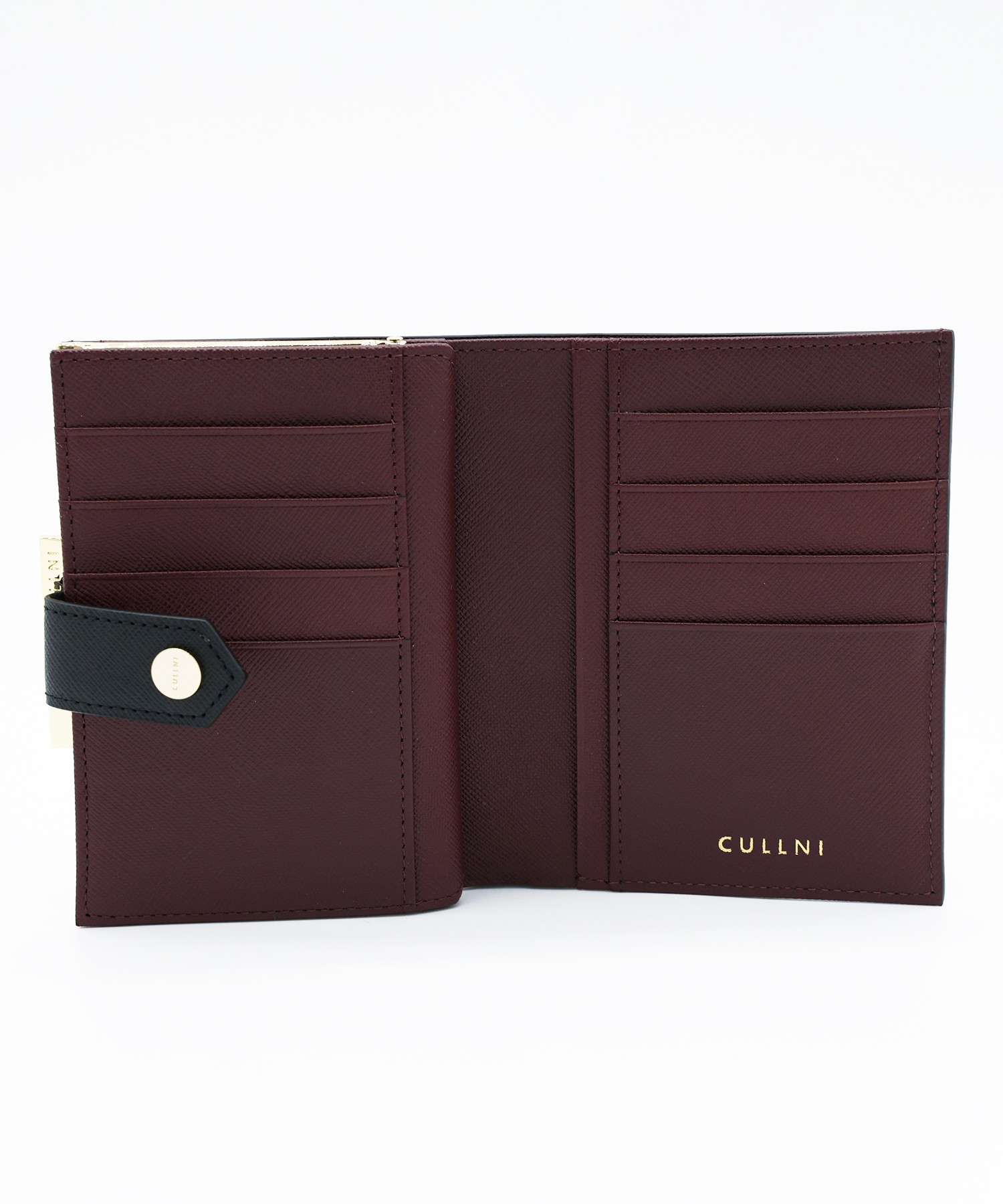 Leather Combination Pocket Clasp Wallet