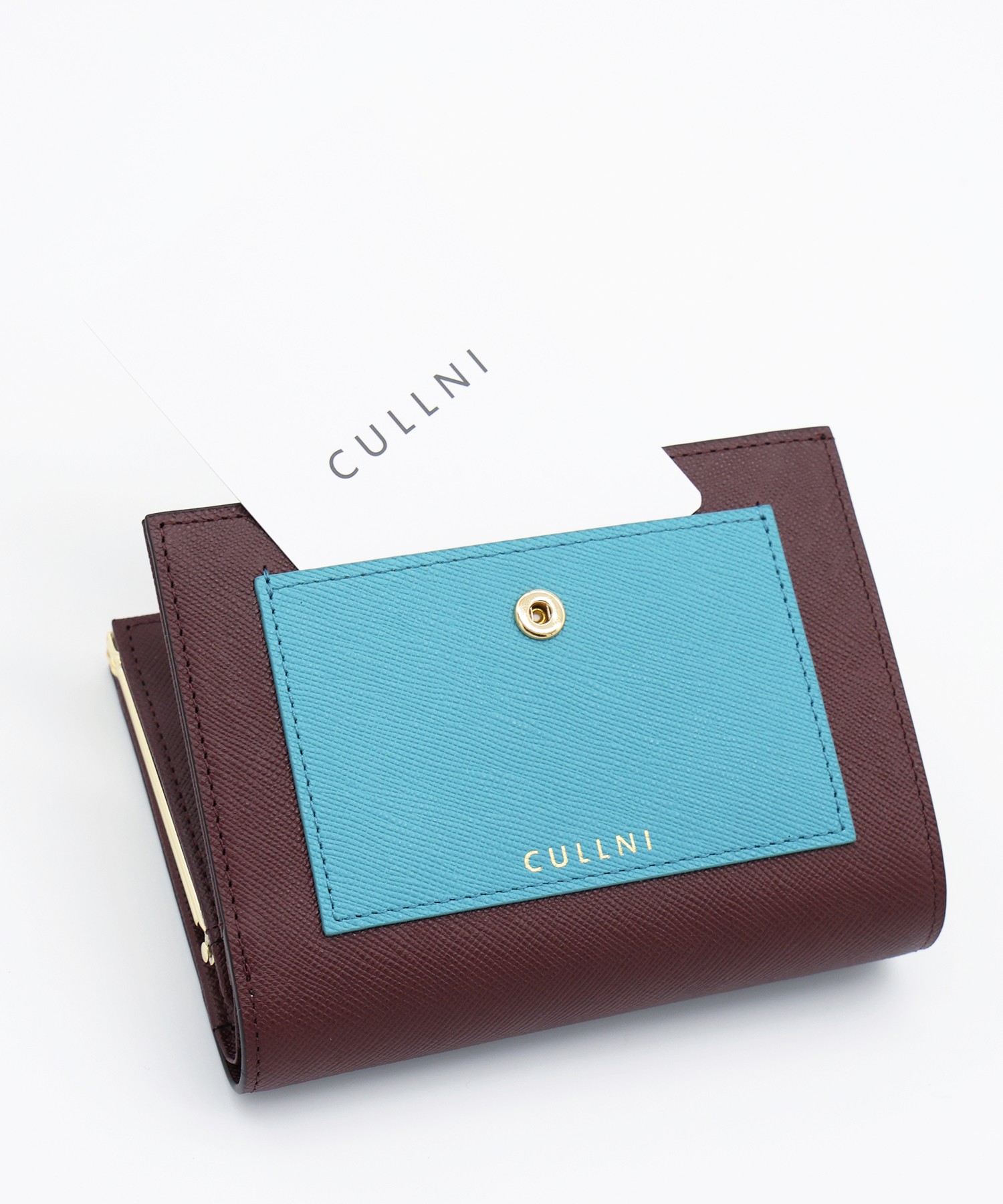 Leather Combination Pocket Clasp Wallet