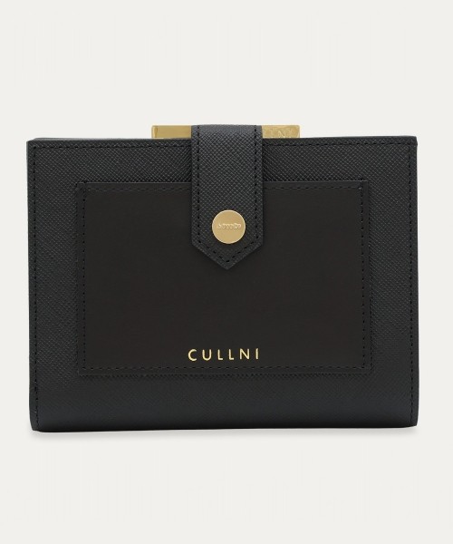 Leather Combination Pocket Clasp Wallet