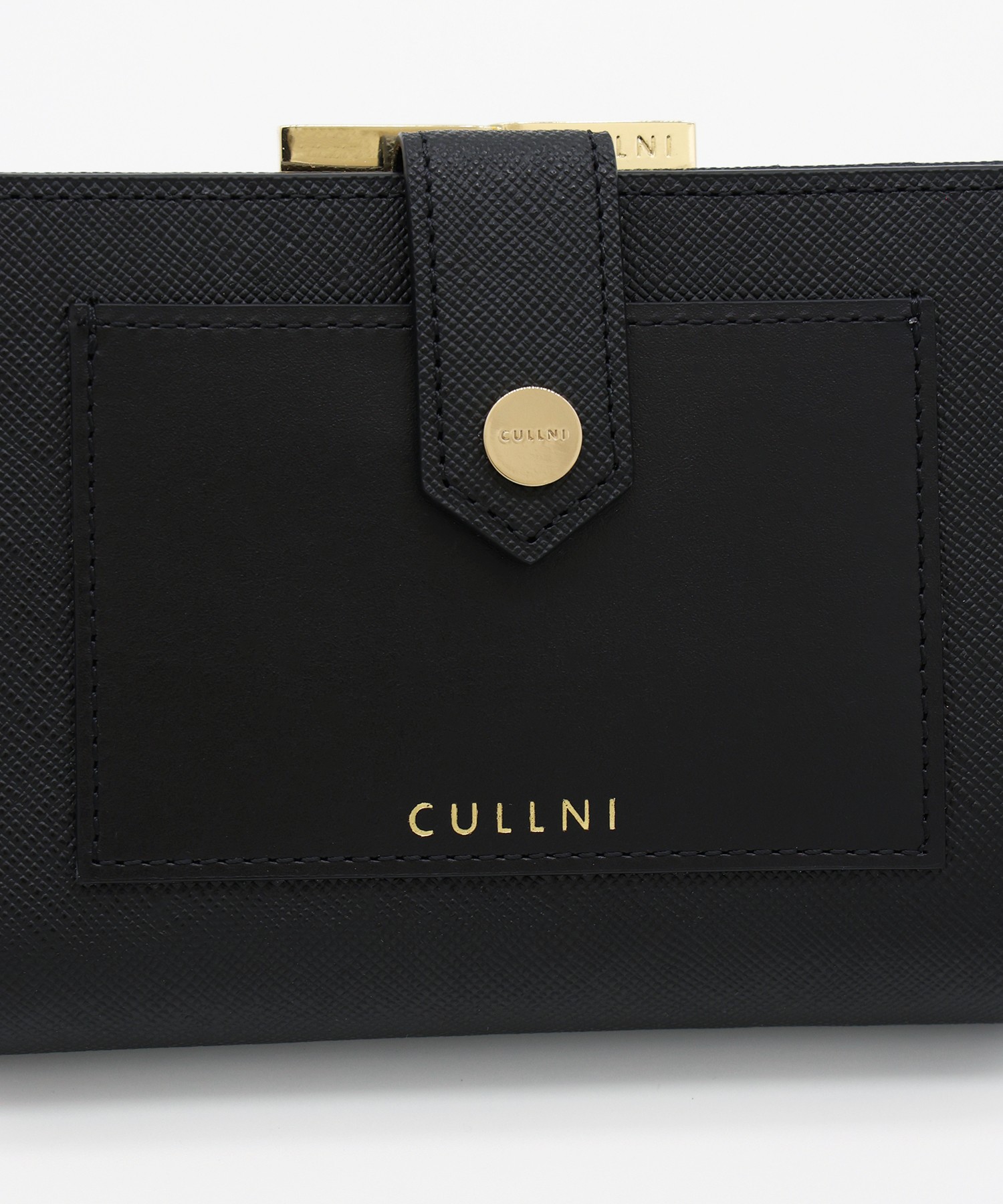 Leather Combination Pocket Clasp Wallet