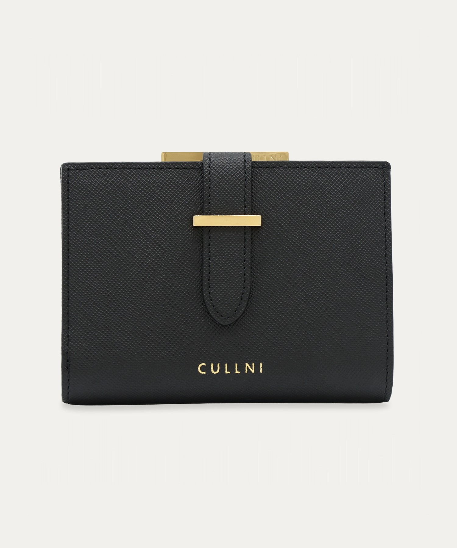 Leather Clasp Belt Wallet