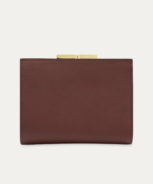 Leather Clasp Belt Wallet