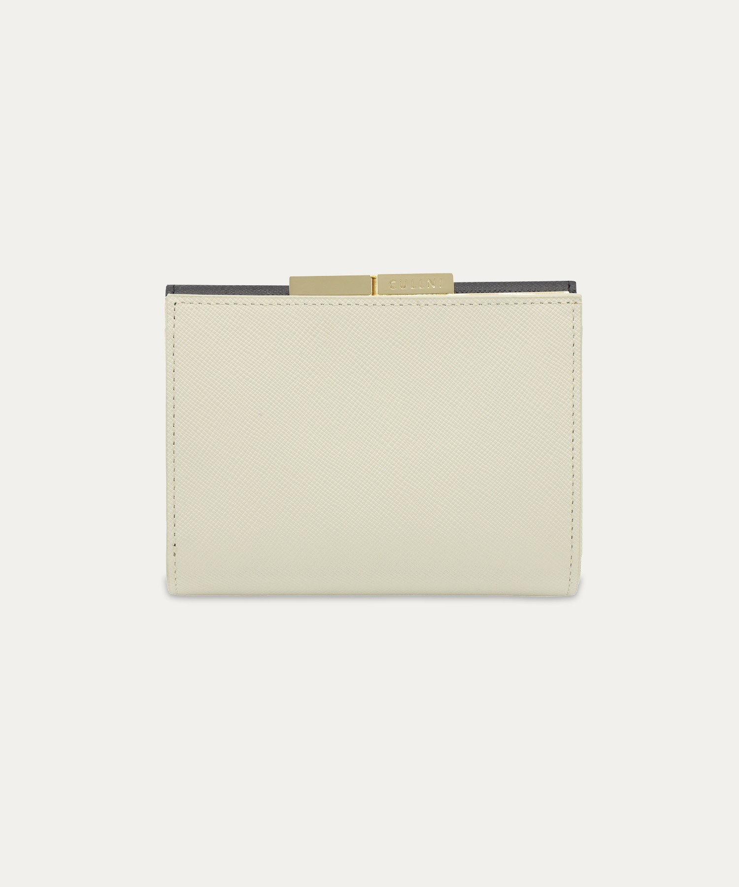 Leather Combination Pocket Flap Clasp Wallet