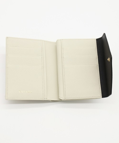 Leather Combination Pocket Flap Clasp Wallet
