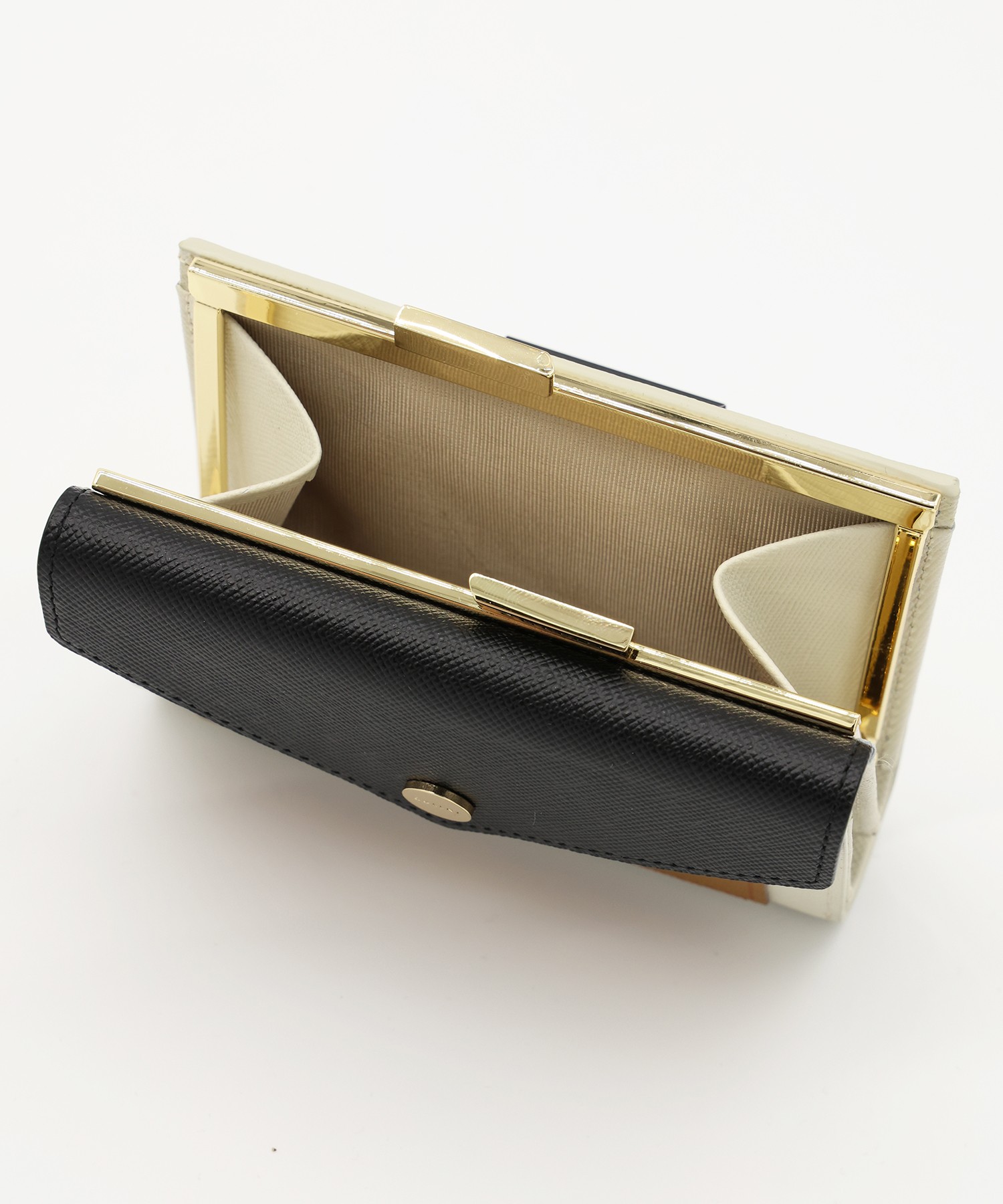 Leather Combination Pocket Flap Clasp Wallet
