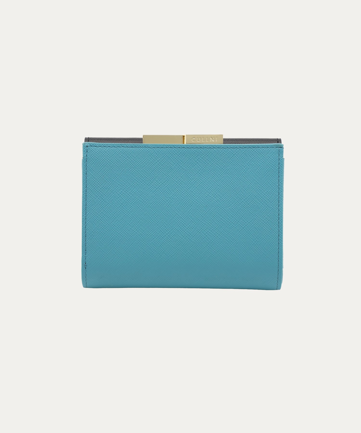 Leather Combination Pocket Flap Clasp Wallet