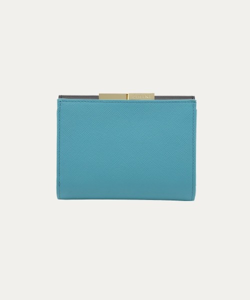 Leather Combination Pocket Flap Clasp Wallet