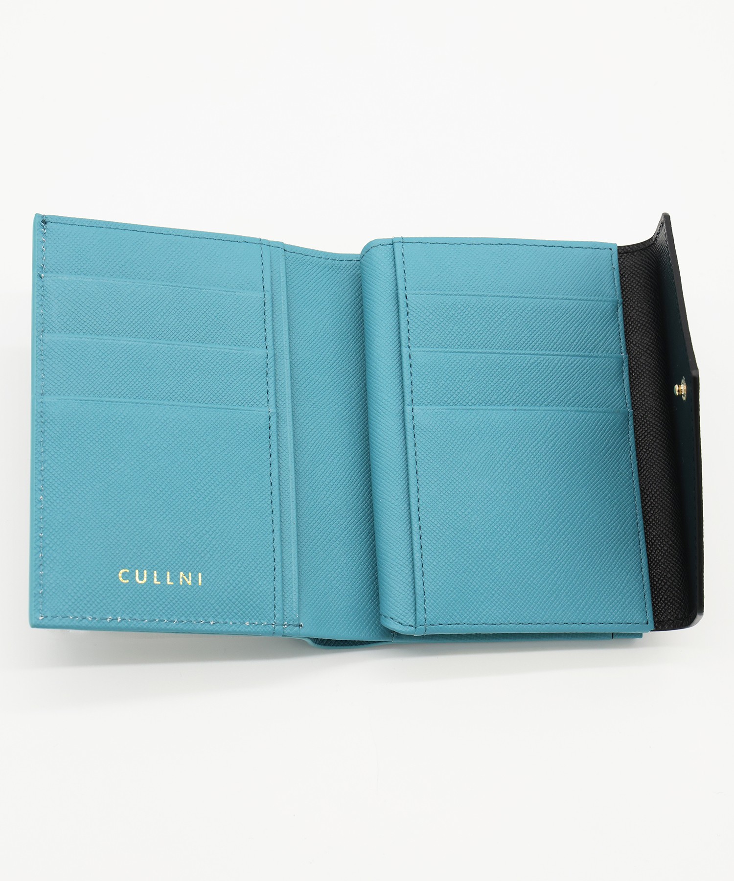 Leather Combination Pocket Flap Clasp Wallet