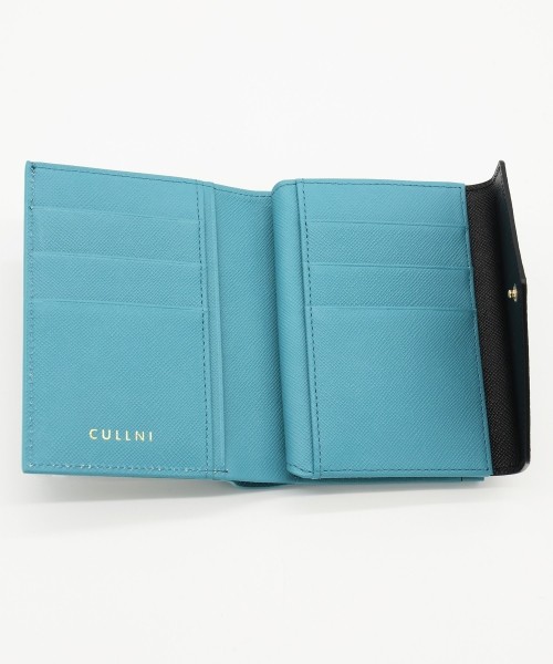 Leather Combination Pocket Flap Clasp Wallet