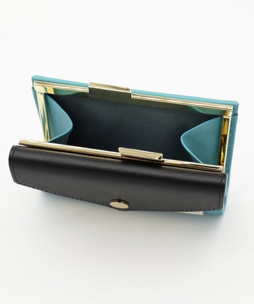 Leather Combination Pocket Flap Clasp Wallet