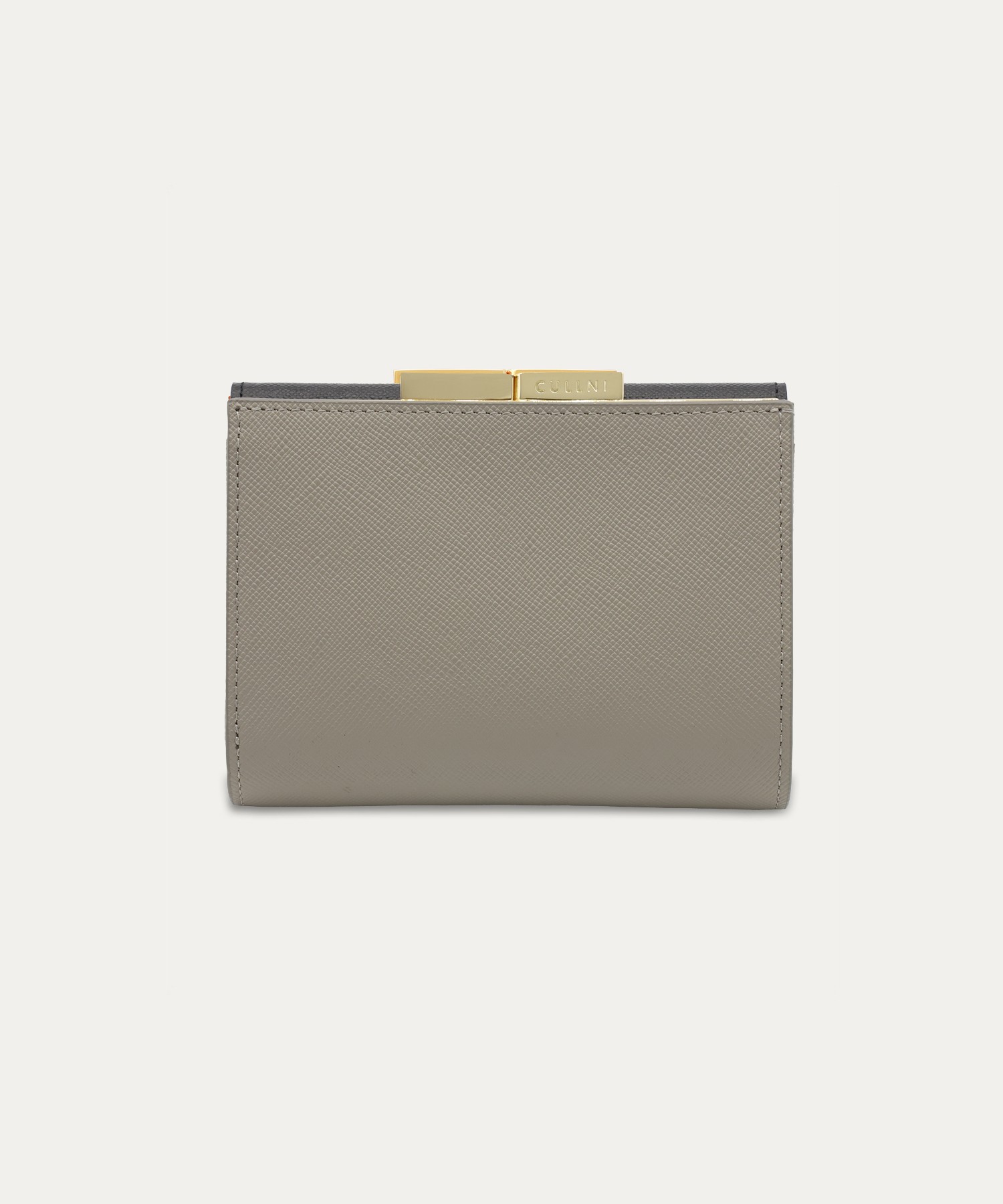 Leather Combination Pocket Flap Clasp Wallet