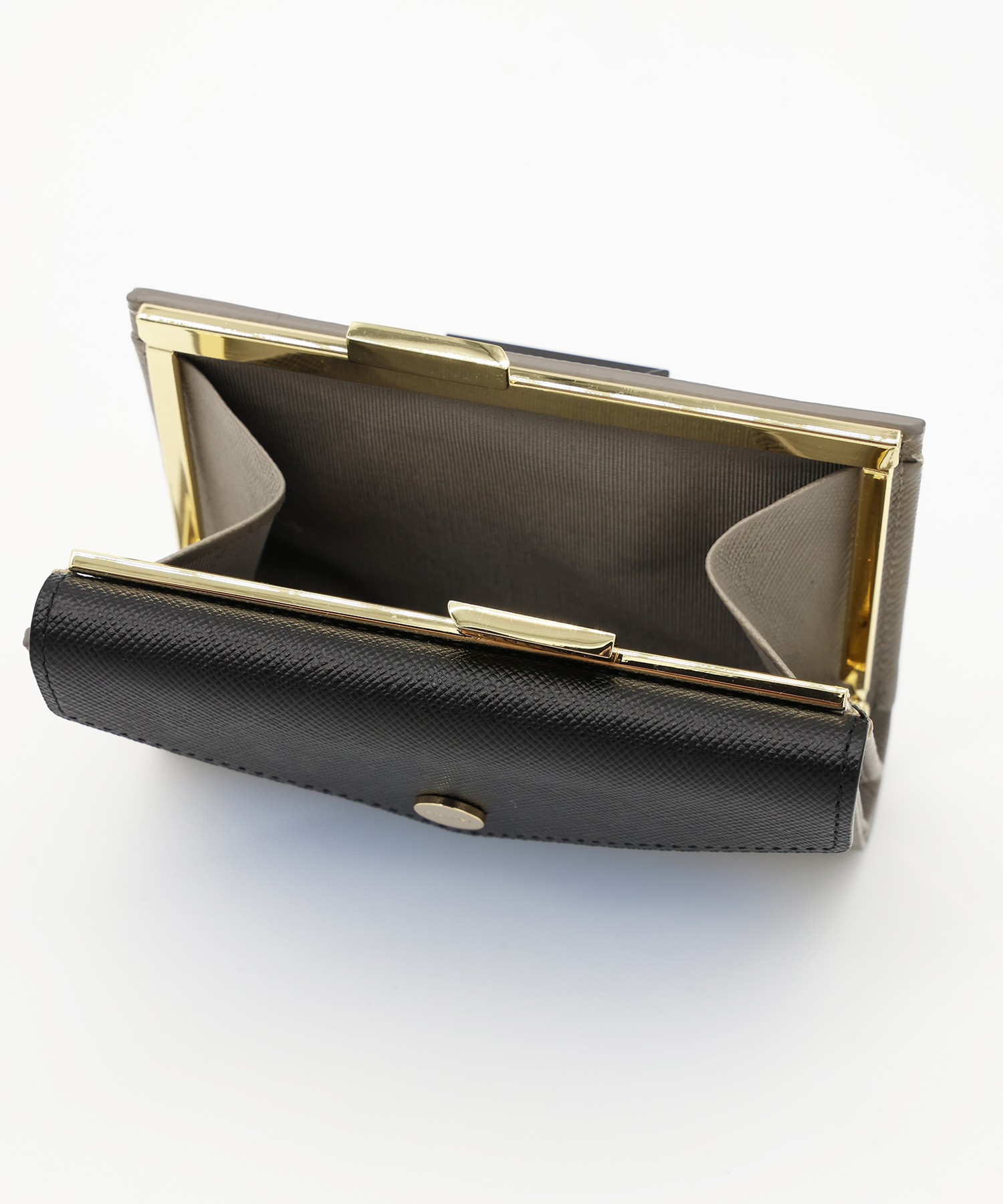 Leather Combination Pocket Flap Clasp Wallet