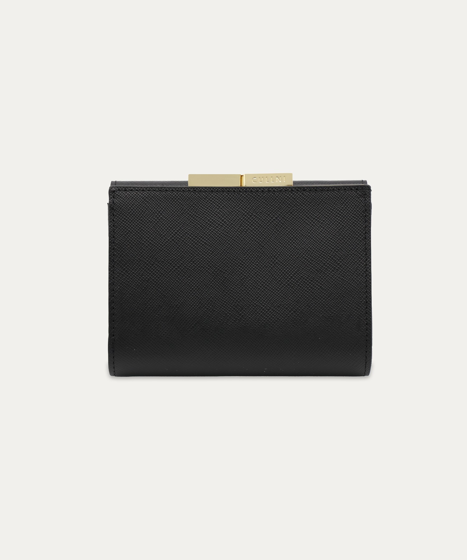 Leather Combination Pocket Flap Clasp Wallet